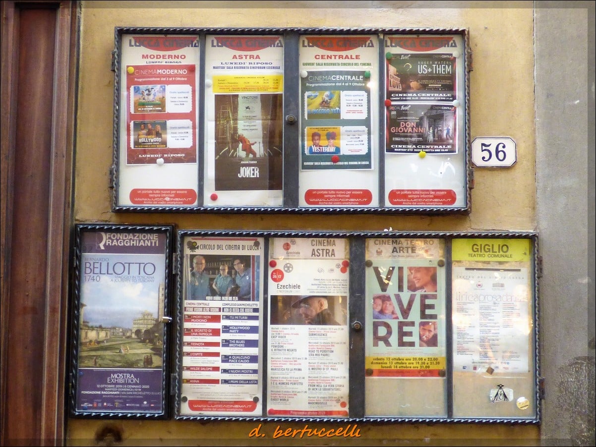 orari di programmazione dei cinema lucca
