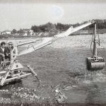 lavori drenaggio fiume serchio lu 1962